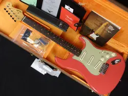 FENDER CUSTOM SHOP VINTAGE CUSTOM 1959 STRATOCASTER NOS FADED AGED FIESTA RED