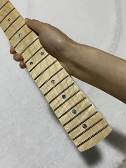 AAA GLOSS COLORED SHELL INLAY 22FRET MAPLE GUITAR NECK SUITABLE FOR FENDER STRAT
