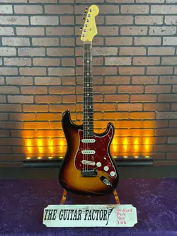 2002 FENDER AMERICAN STRATOCASTER, ROSEWOOD FINGERBOARD, 3-COLOR SUNBURST W/ ...