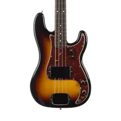 USED FENDER CUSTOM SHOP 1962 PRECISION BASS NOS ROSEWOOD - 3 TONE SUNBURST