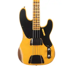 USED FENDER CUSTOM SHOP 1953 PRECISION BASS HEAVY RELIC - BUTTERSCOTCH BLONDE