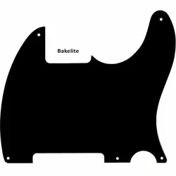 BRIO BAKELITE 1-PLY GUITAR PICKGUARD FOR FENDER ESQUIRE BLACK