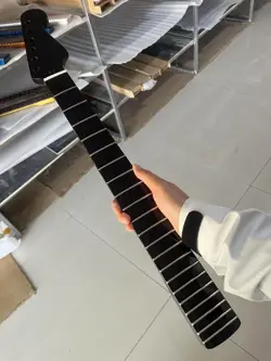 21FRETS BLACK GLOSS MAPLE ELECTRIC GUITAR NECK SUITABLE FOR FENDER STRAT 25.5IN