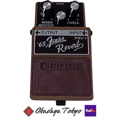 BOSS FENDER FRV-1 REVERB GUITAR EFFECT PEDAL TESTED WORKING FROM JAPAN