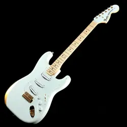 NEW FENDER / KEN STRATOCASTER EXPERIMENT #1 MAPLE ORIGINAL WHITE S/N: JD24031504