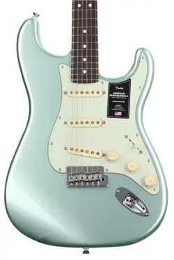 FENDER AMERICAN PROFESSIONAL II STRATOCASTER - MYSTIC SURF GREEN WITH ROSEWOOD