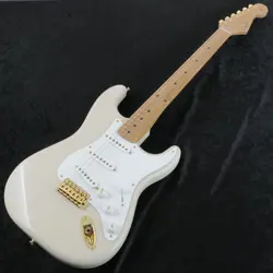 NEW FENDER / FSR VINTERA II 50S STRATOCASTER WHITE BLONDE S/N MX24081568 GUITAR