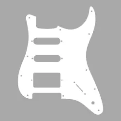 GUITAR PARTS FOR US FENDER JIM ROOT STRATOCASTER SSH GUITAR PICKGUARD,3PLY WHITE