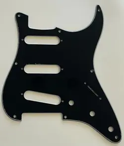 FOR FIT US FENDER 57' 8 SCREW STRATOCASTER STYLE GUITAR PICKGUARD 3 PLY BLACK