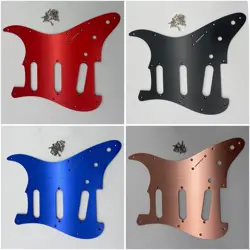 SSS GUITAR PICKGUARD BRUSHED ANODIZED ALUMINUM PICKGUARD FOR FENDER STRAT GUITAR