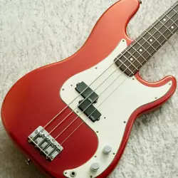 FENDER PRECISION BASS EMG MOD. -CANDY APPLE RED- CAR USED