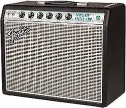 FENDER  68 CUSTOM PRINCETON REVERB   SILVER AND BLUE