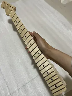 AAA REVERSE HEADSTOCK 22FRET GLOSS FLAME MAPLE ELECTRIC GUITAR NECK FENDER STRAT