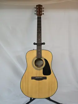FENDER DG-8S NAT ACOUSTIC GUITAR WITH CASE