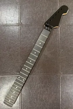 WD NECK FOR FENDER STRAT EBONY MODERN C PROFILE - FLOYD NUT-PAINTED HEADSTOCK