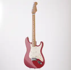 USED FENDER / STRAT PLUS FROST RED MAPLE FINGERBOARD 1989 3.63KG S/N: E907232