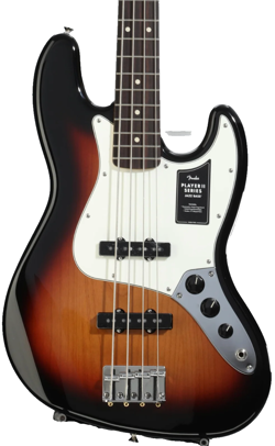 ELECTRIC GUITAR FENDER PLAYER II JAZZ BASS - 3-COLOR SUNBURST WITH ROSEWOOD