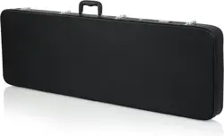 CASES HARD-SHELL WOOD CASE FOR ELECTRIC BASS GUITARS, FITS FENDER PRECISION/JAZZ