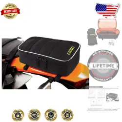 ULTRAMAX MOTORCYCLE FENDER BAGS WITH REFLECTIVE PIPING & QUICK RELEASE STRAPS