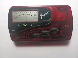 FENDER AUTO CHROMATIC TUNER LX-12 - RED