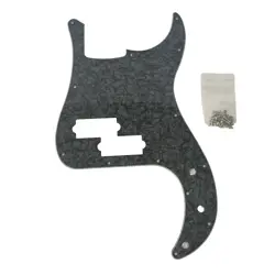 BLACK PEARLOID 13 HOLE PICKGUARD FOR FENDER STANDARD PRECISION BASS NEVER USED