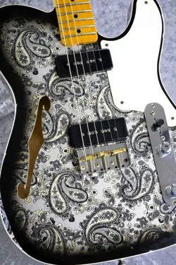FENDER CUSTOM SHOPÂ LIMITED EDITION DUAL P90 TELECASTER RELIC / AGED BLACK USED
