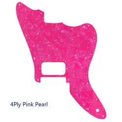 PARTS FOR US CUSTOM FENDER SQUIER  JAGMASTER GUITAR PICKGUARD PINK PEARL