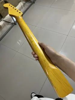 STAINLESS STEEL 21FRETS ROSEWOOD YELLOW MAPLE ELECTRIC GUITAR NECK FENDER STRAT