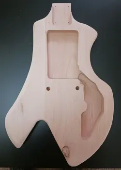 ALDER CORVUS GUITAR BODY PROJECT BOLT  NECK GIBSON STYLE FITS FENDER STRAT HEEL