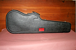 1990'S FENDER USA RED LOGO MOLDED HARDSHELL CASE STRAT TELE USA GUITAR