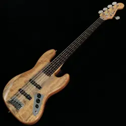 NEW FENDER FSR MADE IN JAPOAN HYBRID2 JAZZ BASS V MYRTLE TOP ALDER BACK NATURAL