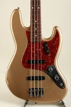 FENDER CUSTOM SHOP 1960 JAZZ BASS RELIC FIREMIST GOLD 2013