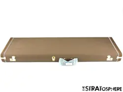 AMERICAN FENDER JAZZ BASS, G&G BROWN HARDSHELL CASE, FOR JACO PASTORIUS BASS.