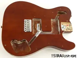 FENDER AV II AMERICAN VINTAGE 1975 TELECASTER DELUXE BODY + HARDWARE TELE MOCHA