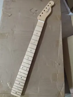 21 FRET TELE FLAME MAPLE GUITAR NECK PART FOR DIY FENDER TL REPLACEMENT