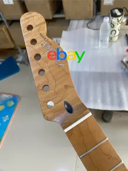 AAA ROSEWOOD FENDER TELE 22FRET ROASTED FLAME MAPLE ELECTRIC GUITAR NECK MATTE