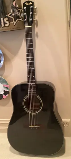 FENDER DG-11E ACOUSTIC ELECTRIC GUITAR BLACK (6 STRING)