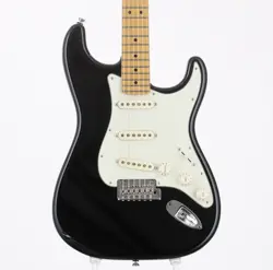 USED FENDER USA / AMERICAN PROFESSIONAL II STRATOCASTER MAPLE BLACK 2022 GUITAR