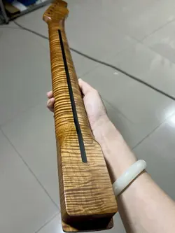 REVERSE HEADSTOCK 22FRET ROASTED FLAME MAPLE GUITAR NECK FOR FENDER TELE