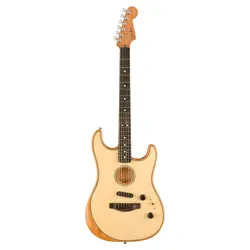 FENDER AMERICAN ACOUSTIC STRATOCASTER NATURAL ELECTRIC GUITAR