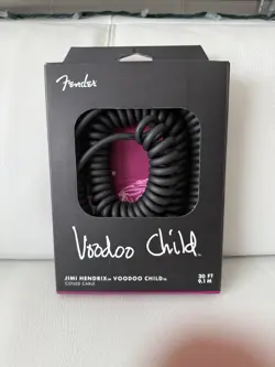 FENDER JIMI HENDRIXâ„¢ VOODOO CHILDâ„¢ CABLES, 30FT, BLACK, 0990823003 OPEN BOX