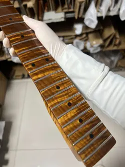 ROASTED FLAME MAPLE  22FRETS ELECTRIC GUITAR NECK FOR FENDER TL REPLACEMENT.