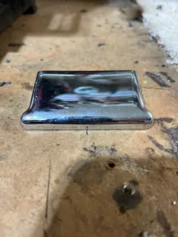 VINTAGE FENDER 1960’S STRATOCASTER BRIDGE PLATE COVER PIECE STRAT