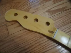 LEFT-HANDED ALL PARTS MAPLE NECK FOR VINTAGE FENDER TELE/PRECISION/ JAZZ BASS