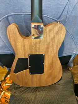 CUSTOM FENDER W/BLACK NECK CHROME TUNERS HUMBUCKER DUNCAN DESIGN.