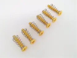 TRUE CUSTOM SHOP® GOLD VINTAGE SIZE PICKUP MOUNTING SCREWS & SPRINGS FOR FENDER
