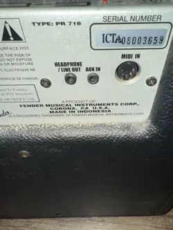 COMBO AMPLIFIER PR718