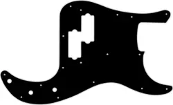 WD CUSTOM PICKGUARD FOR FENDER USA PRECISION BASS #01 BLACK
