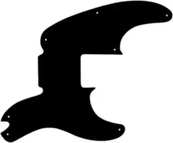 WD CUSTOM PICKGUARD FOR FENDER MIKE DIRNT SIGNATURE PRECISION BASS #01 BLACK