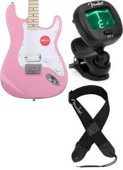 SQUIER 0373302555 + FENDER 0239978005 + FENDER 0990662043 VALUE BUNDLE